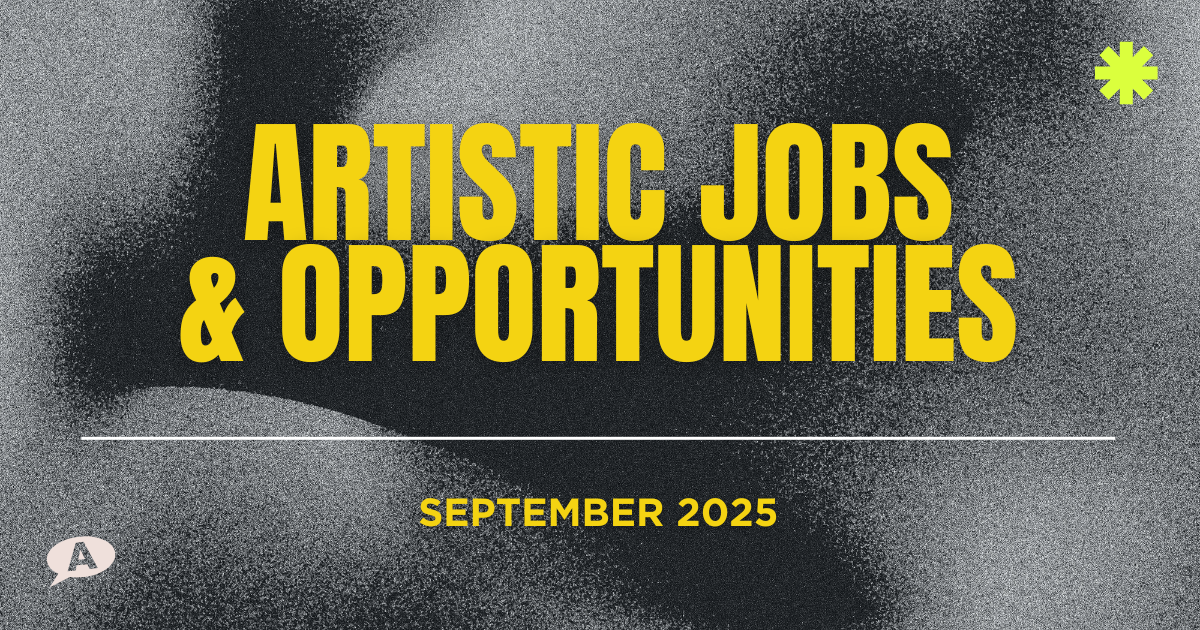 Picture Idea: Artistic Jobs And Opportunities Roundup September 2025