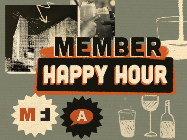 Member Happy Hour; Mattress Factory and Arts Council Logos