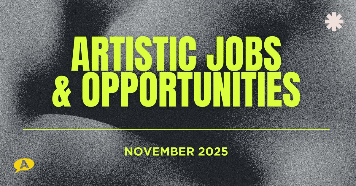 Artistic Jobs and Opportunities November 2025 