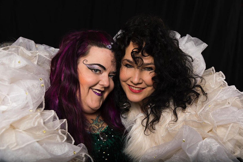 Phat Man Dee and Liz Berlin. Photo credit Renee Rosensteel